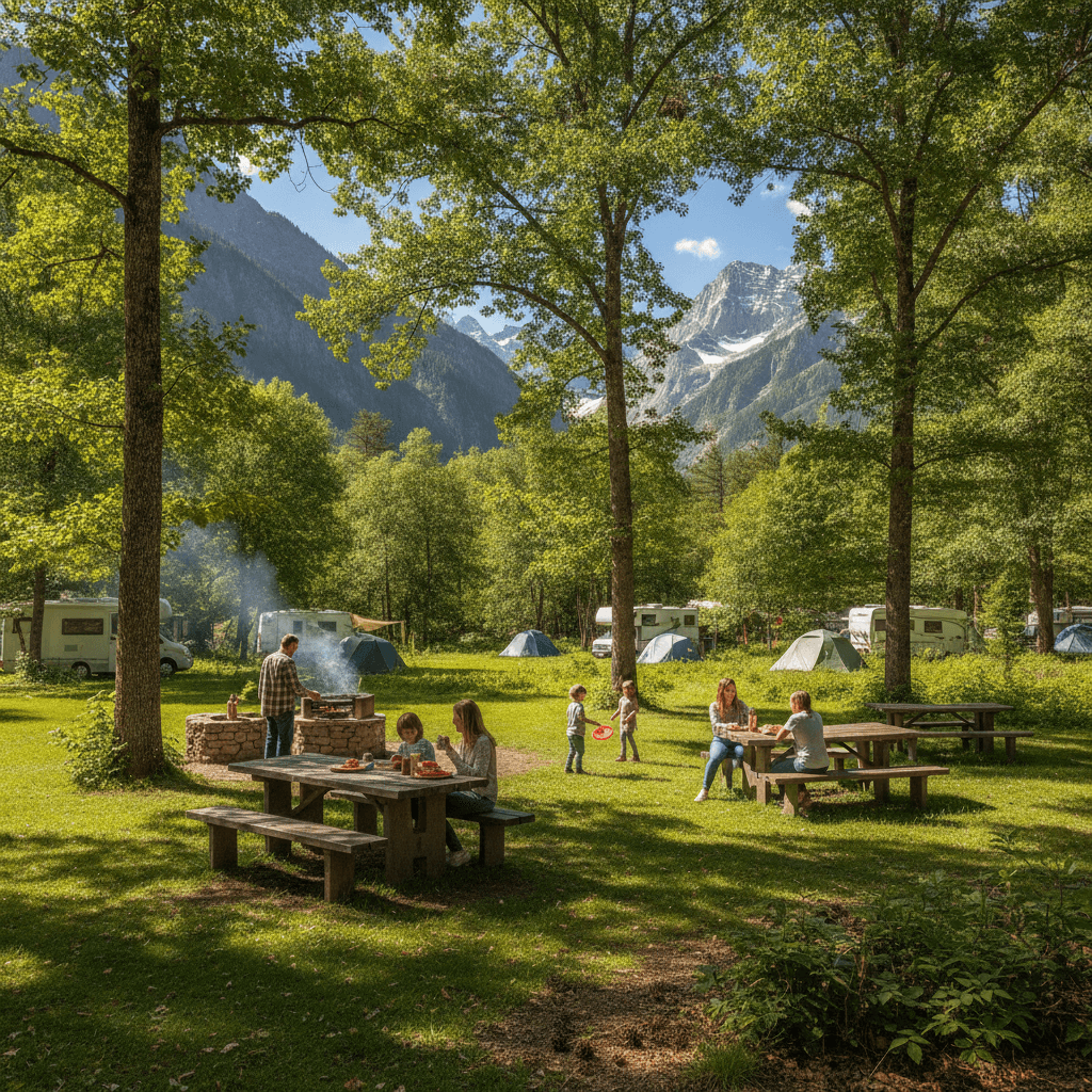 Area pic-nic del Camping Agatos